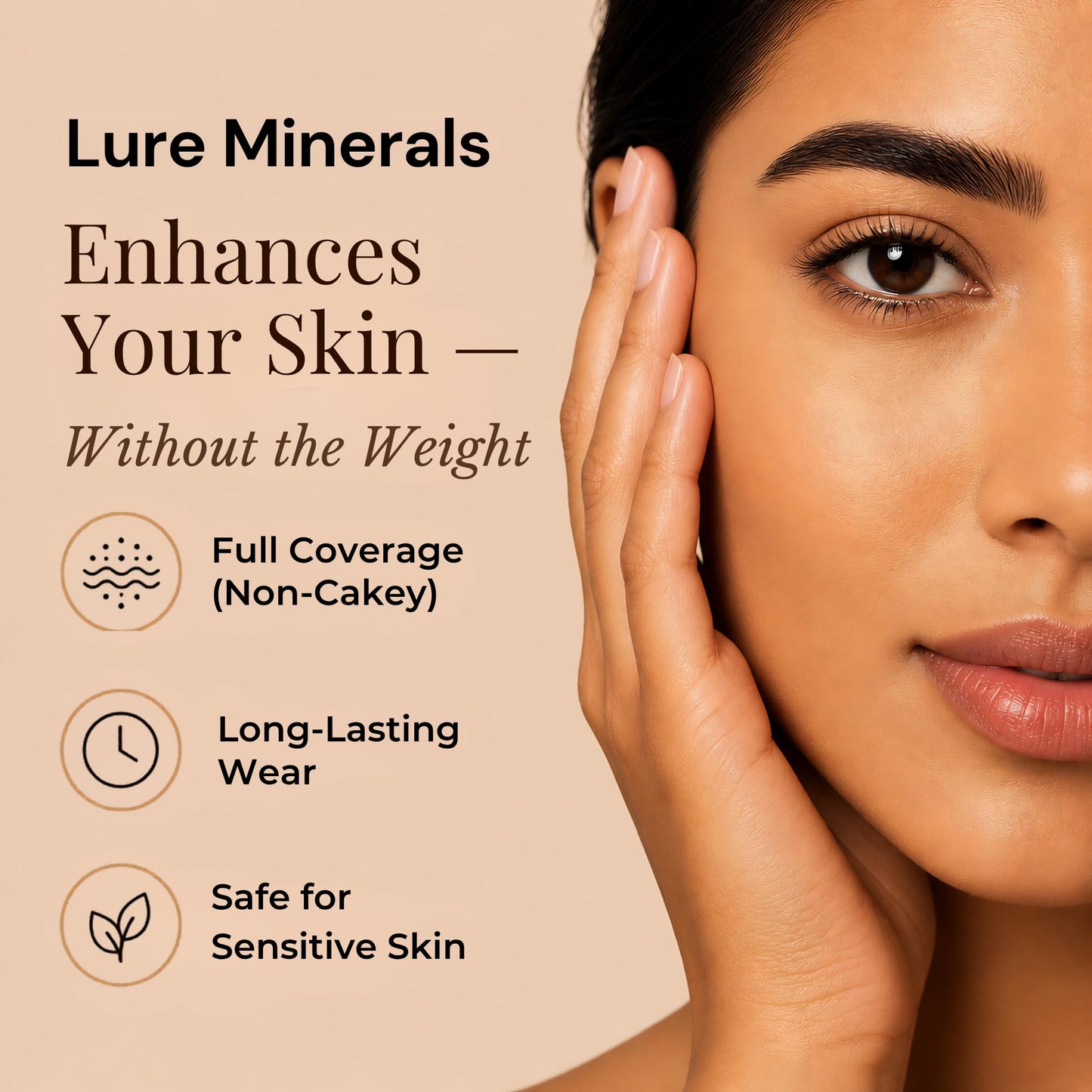 Lure Minerals Bronze warmth All over Face Bronzer (Compare to Bare Minerals) (Warmth) Large 1.oz Jar