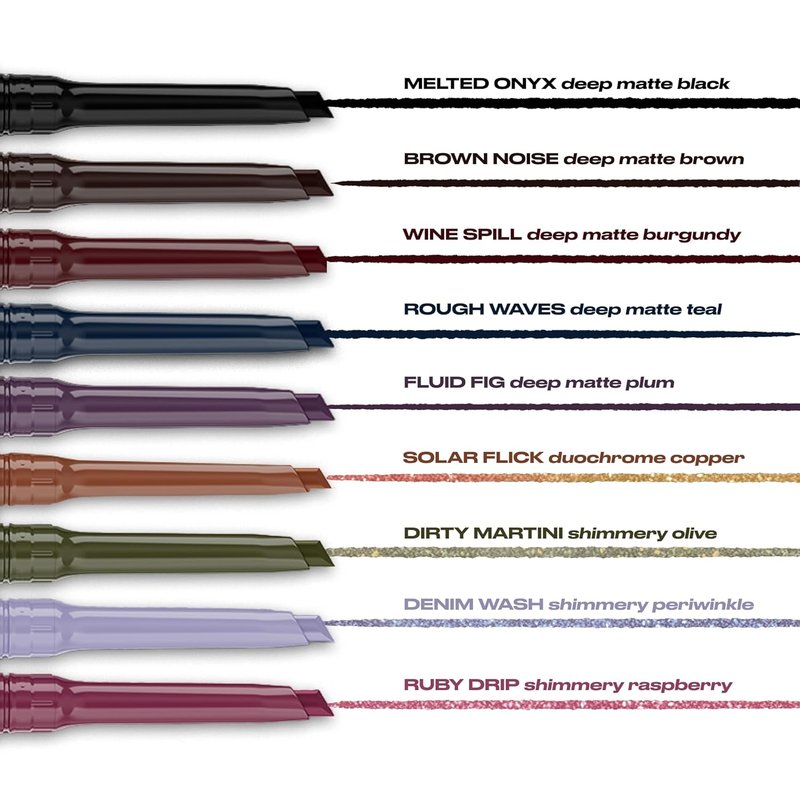 Urban Decay 24/7 Liquid Stick Waterproof Eyeliner - Smudge-Proof, 24HR Wear, Dual-Ended Gel Liner with Brush | 0.012 oz