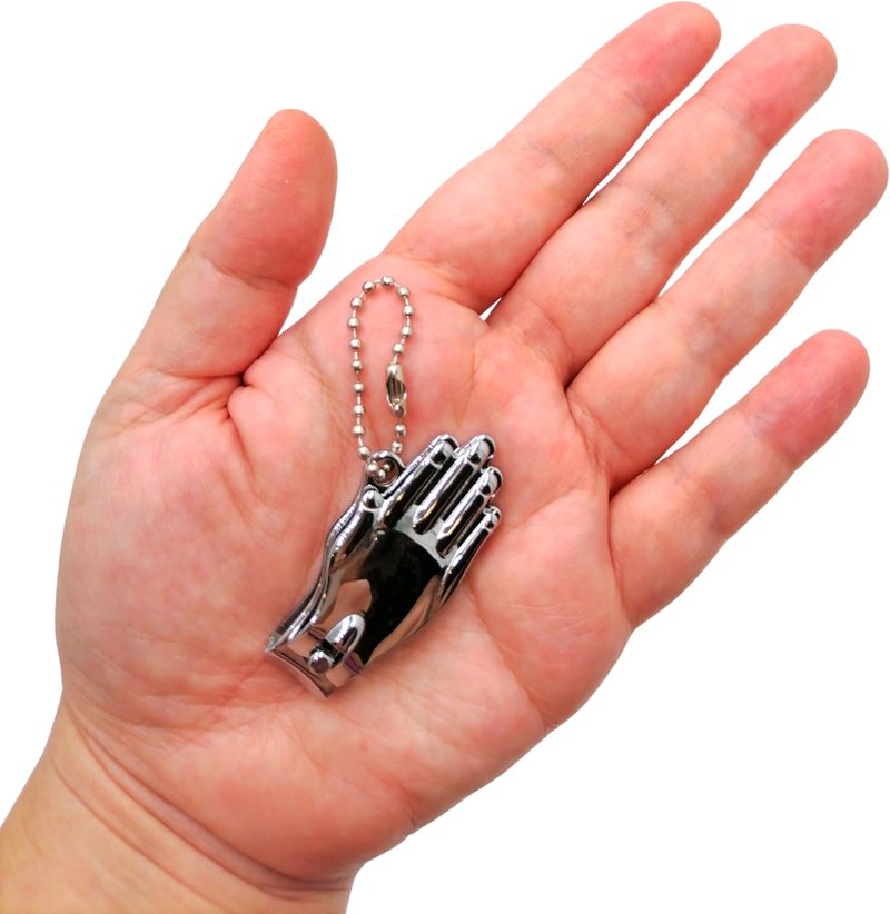 Mini Nail Clippers - Portable Finger Nail Clipper Keychain for Travel | Compact Design