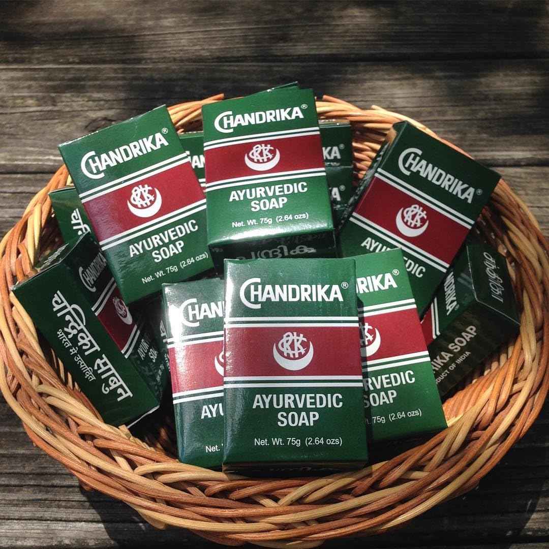Chandrika Bath and Body Ayurvedic Bar Soap, Pack of 10 - DIRECT FROM CHANDRIKA - AUTHORIZED IMPORTERS AND DISTRIBUTORS. OF ORIGINAL CHANDRIKA LINE