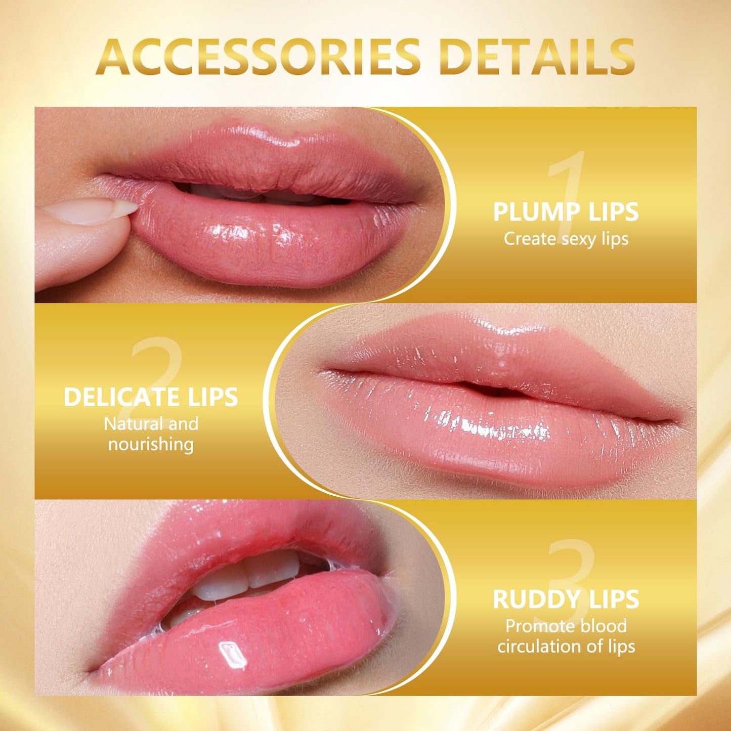 2Pcs Color Changing Lipstick, True Tone Ph Adjusting Lipstick for Women, Transferproof Clear Lip Gloss That Changes Color, Long-Lasting Moisturizing Lip Glow