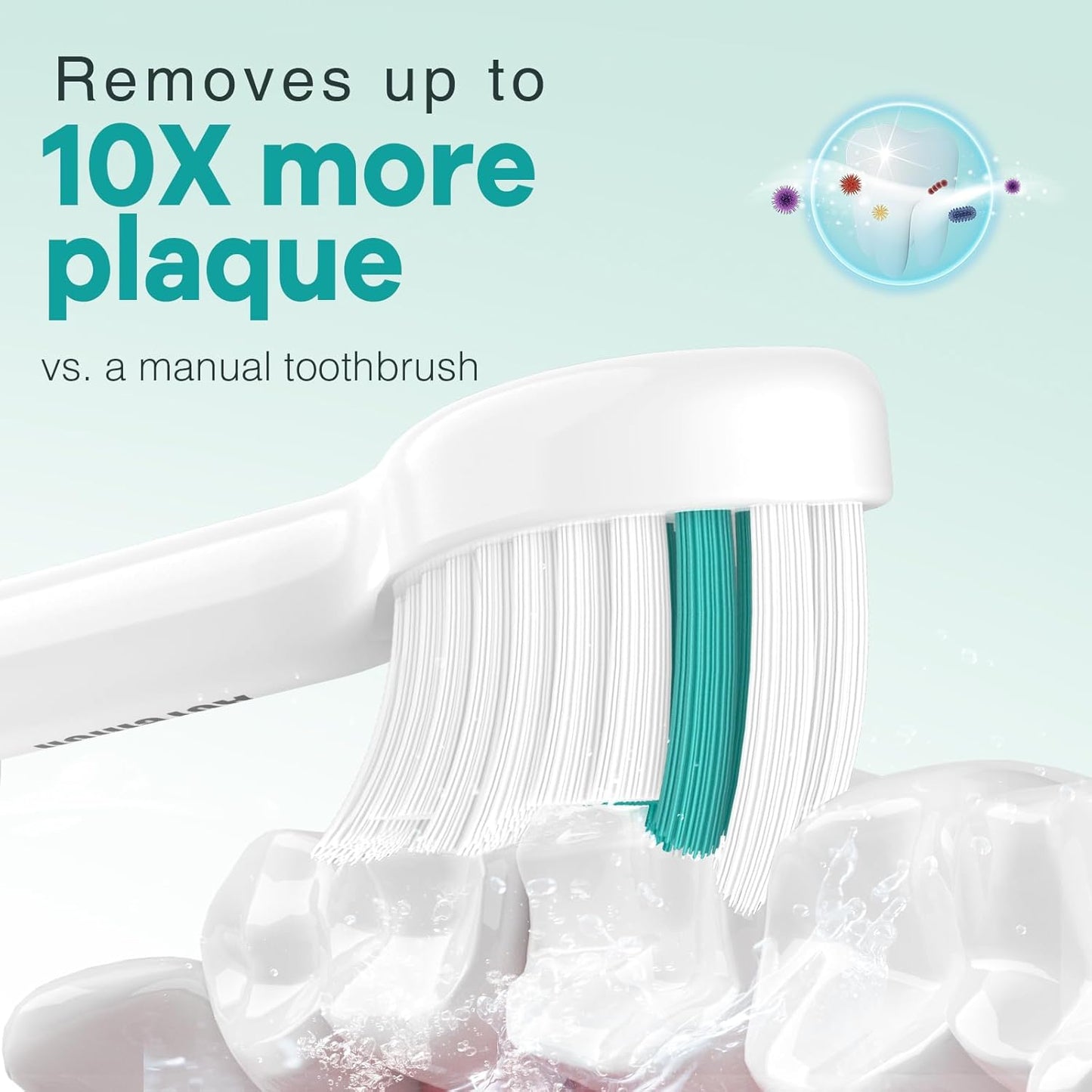 Aoremon Toothbrush Replacement Heads for Philips Sonicare | 3-Pack with Hygienic Caps, White