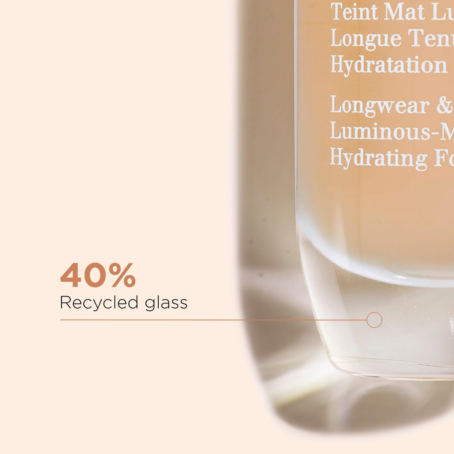 Clarins Skin Illusion Longwear Full Coverage Foundation|Luminous Matte Finish|24H Hold and 24H Hydration|Natural Looking|Transfer, Sweat and Smudge Proof| Contains Hyaluronic Acid|1 Fl Oz, 107C