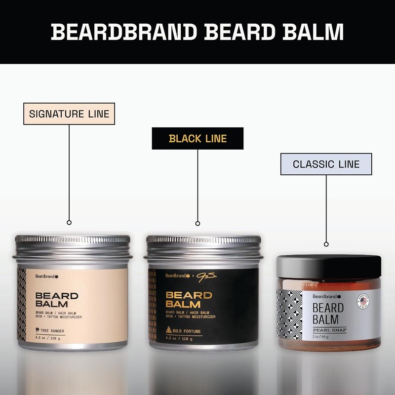 Beard Balm for Men - Lumber Yard Scent, Natural Ingredients | 2 oz Travel Pack for Thicker, Healthier Beards