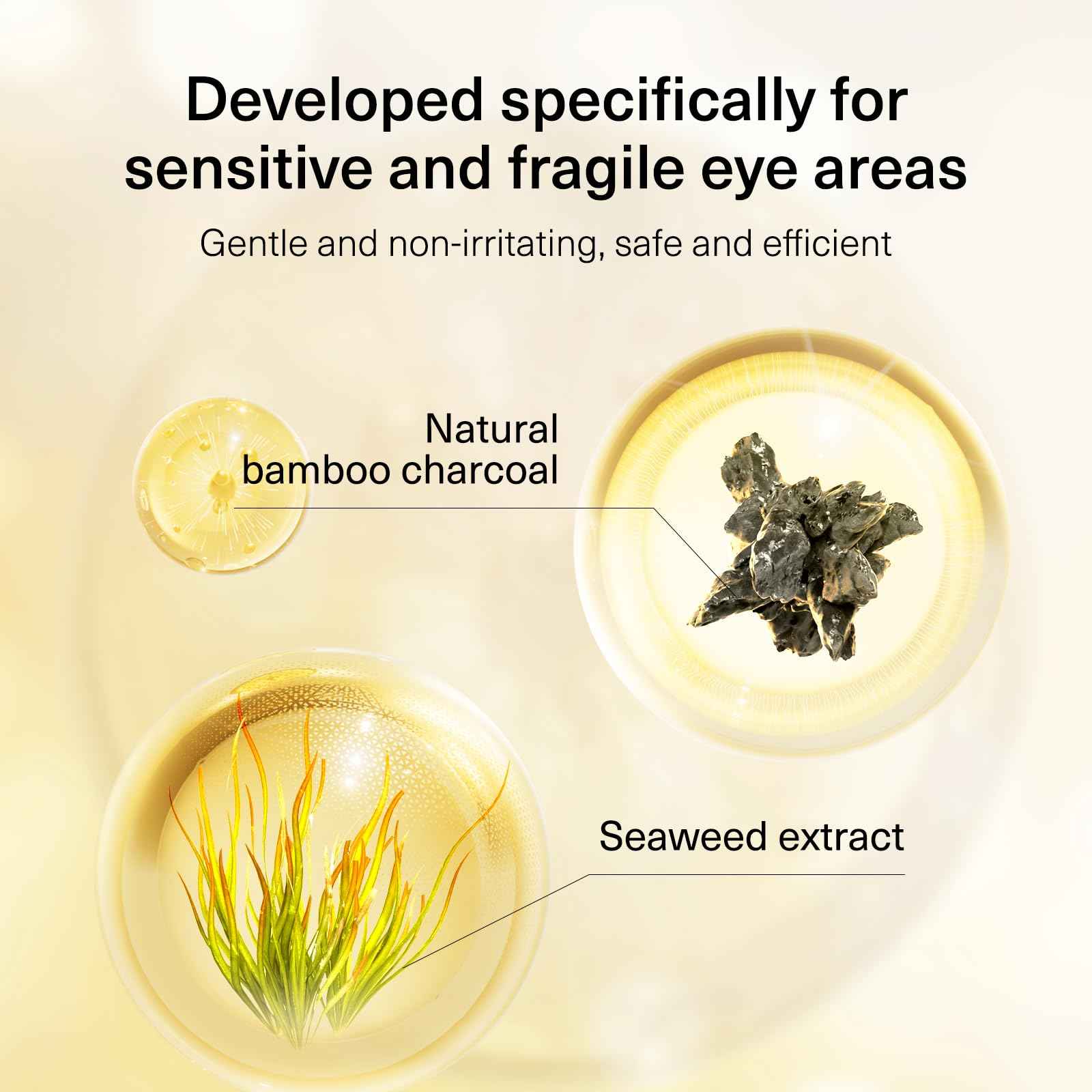 BHMNDSKY Revitalized Skin Moisturizing Soothing Eye Mask Puffy Eyes, Undereye Bags,Wrinkles,Eye Mask Patches, Hyaluronic Acid, Eye Treatment Skin Care for Men & Women Gift