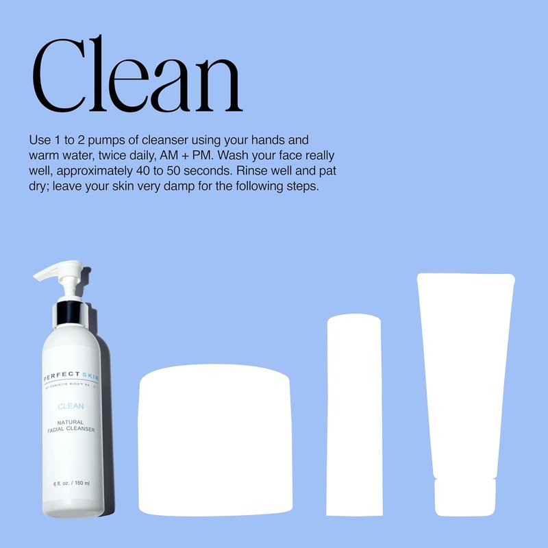 Fresh + Clean Duo Bundle - Natural Face Cleanser & Exfoliating Pads Set | Clean, Soothe, Refine Skin