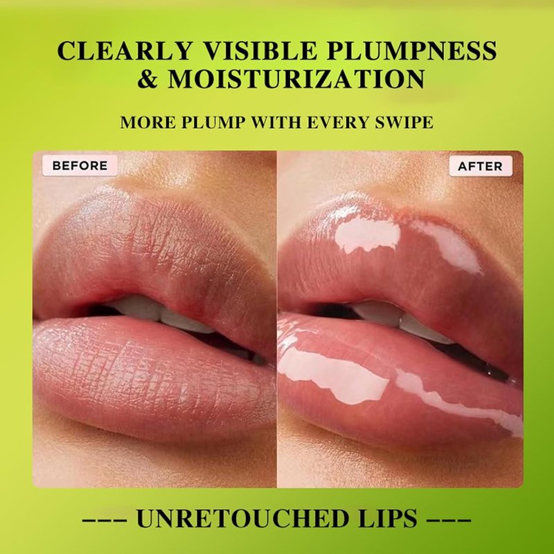 MLSMILE 8 Colors Lip Oil Lip Glaze Set, Tinted Gloss Lip Gloss Oil, Plumping Moisturizing and Nourishing Lips, Long Lasting Fresh and Smooth Lip Care Set - C#