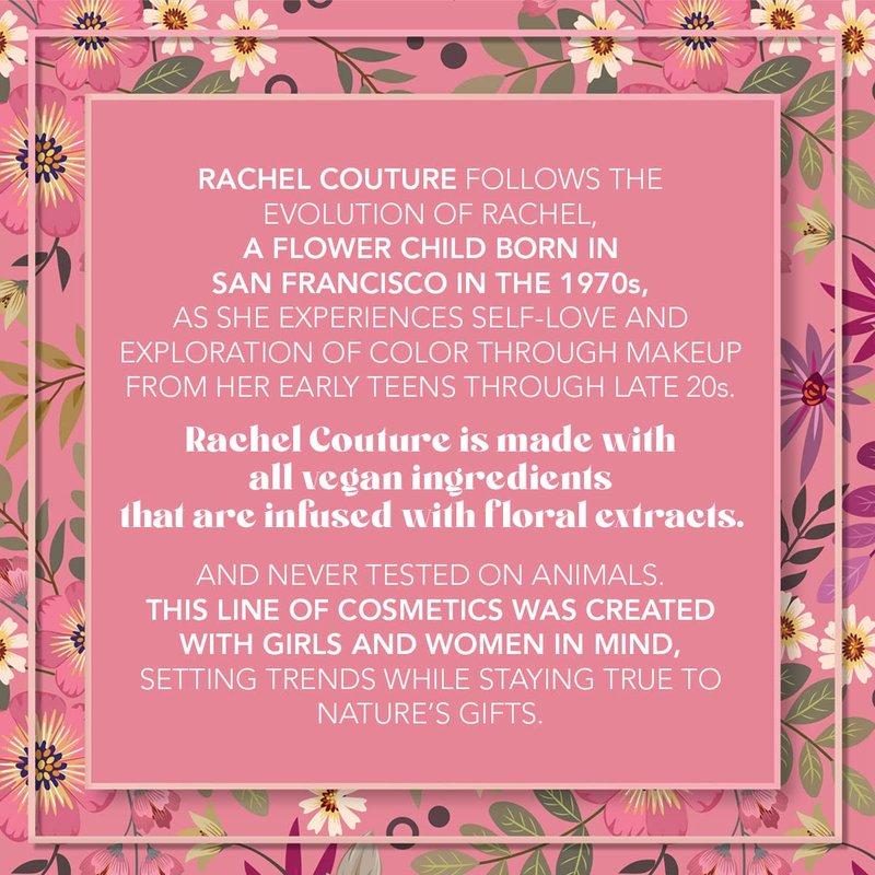 Rachel Couture Matte Lipstick with High Impact Color | Vegan & Cruelty Free | Infused with Rose Extract - 0.12 Oz - Rose