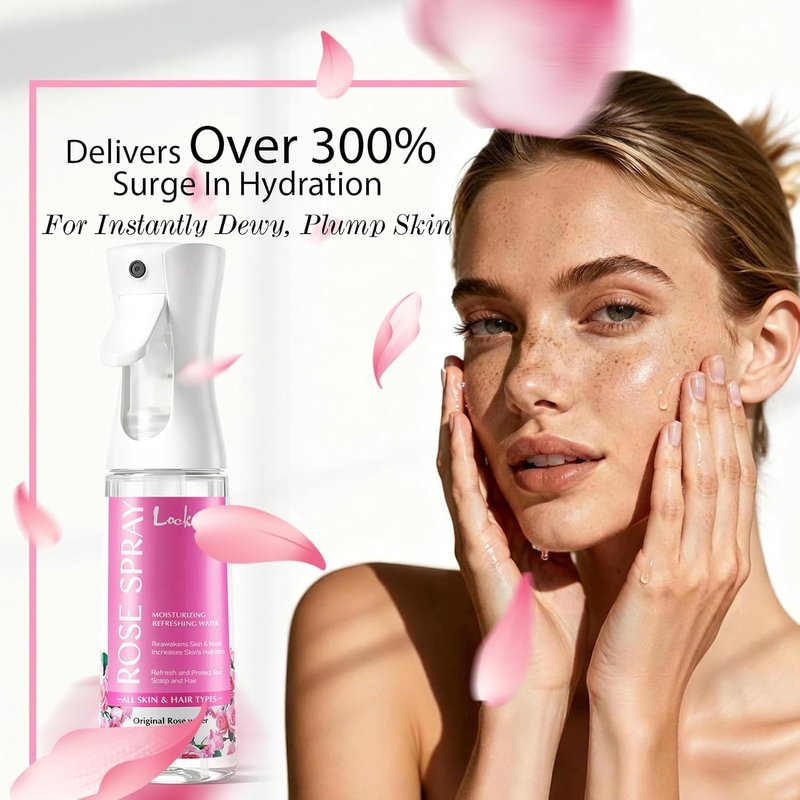 Rose Water Spray - Hydrating Face Mist for All Skin Types | 10 Fl Oz, Alcohol-Free & Gentle Formula