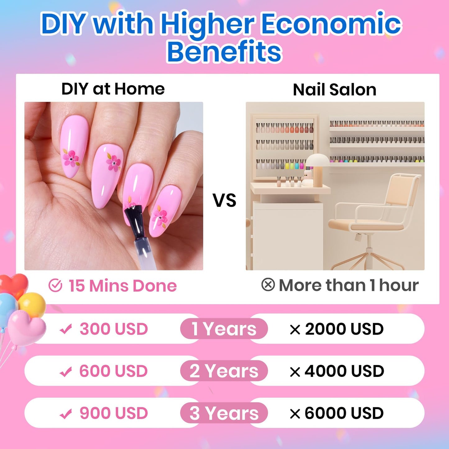 Beetles Medium Almond Nail Tips 576pcs 12 Sizes, Pre-Etched Soft Gel Tips Half Matte Full Cover Press on False Nail Tips Clear Acrylic Nails DIY Extension Gift for Women