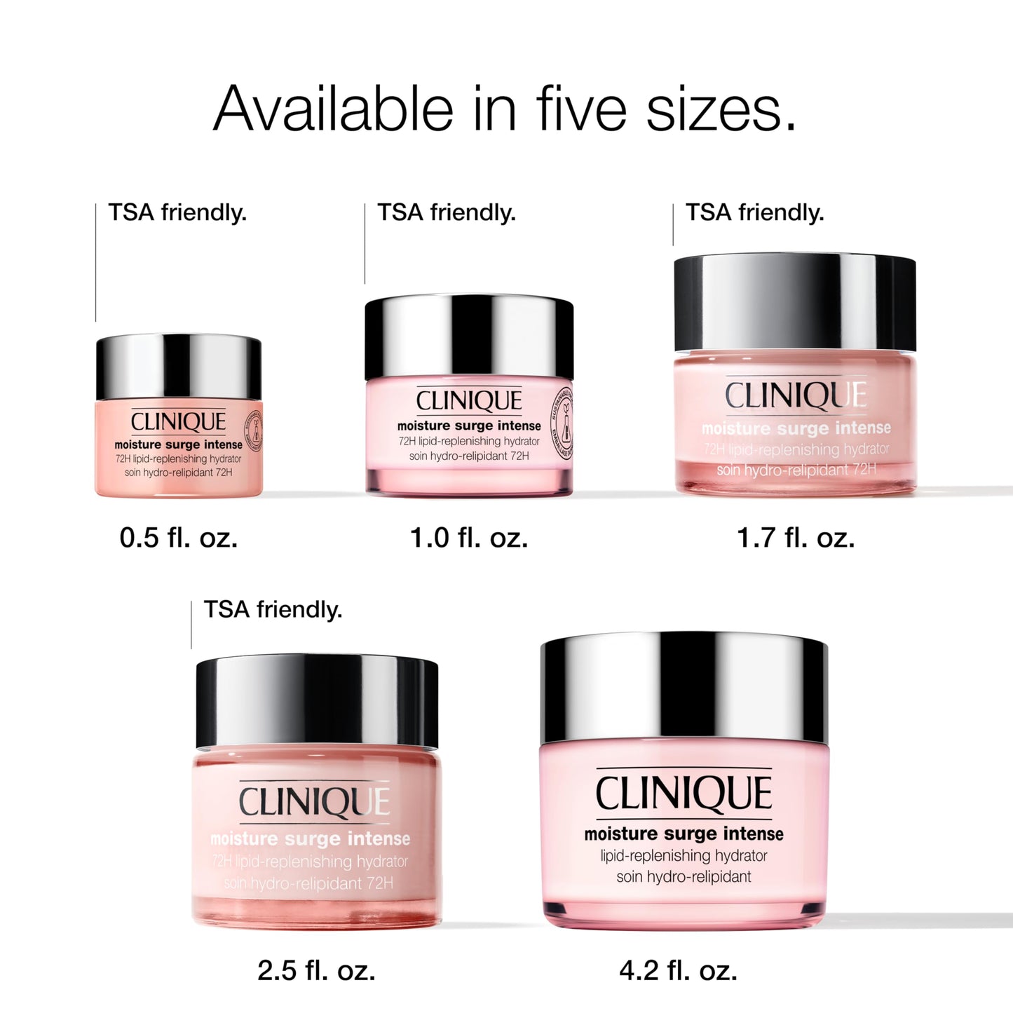 Clinique Moisture Surge Intense 72H Lipid-Replenishing Hydrator Face Moisturizer With Aloe Water + Cica | Hydrating + Moisturizing, 2.5 Fl Oz