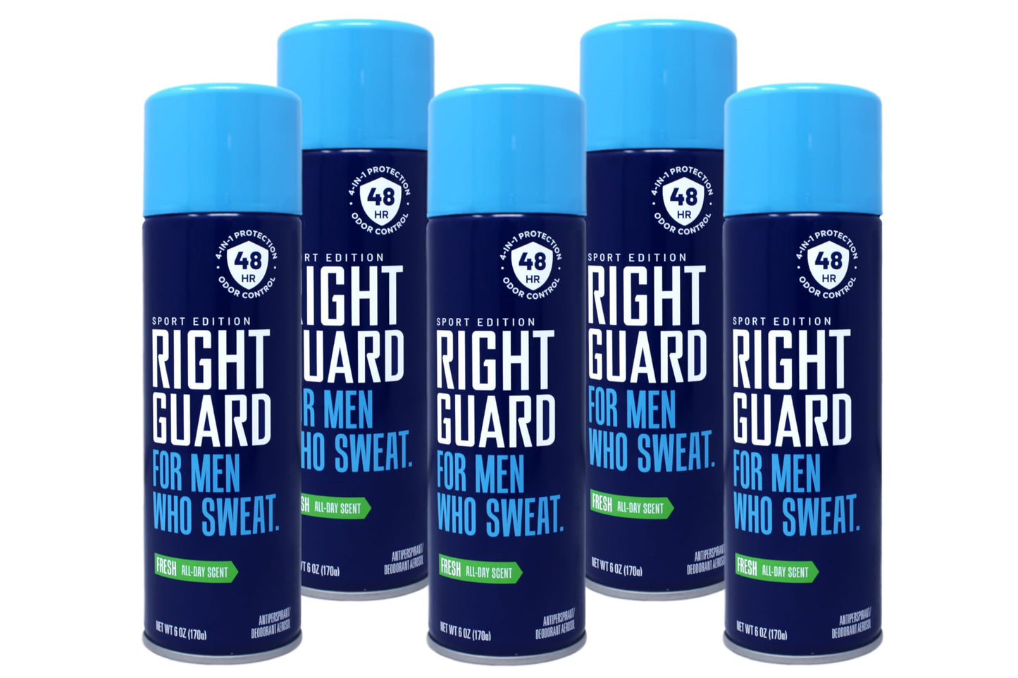 Right Guard Antiperspirant Spray, Sport Fresh 6 oz (Pack of 5)