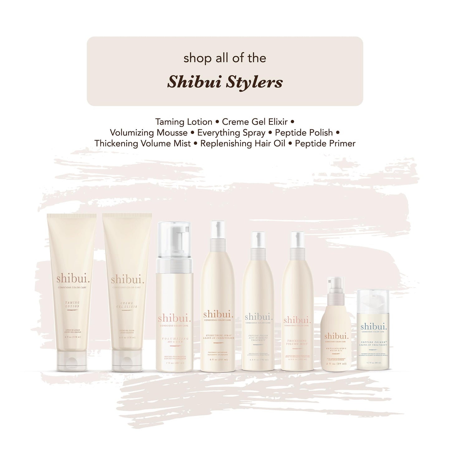 Shibui Peptide Primer Leave-In, Fortifies & Enhances Shine, for Chemically- and Color-Treated Hair, 1.7 Fl Oz