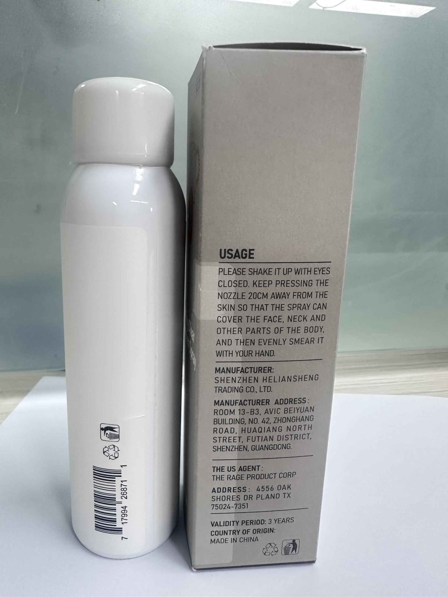 Sunscreen Spray SPF 50+ for Face & Body, Reef Safe Sunscreen Spray, Broad Spectrum UVA/UVB Sunblock, Oxybenzone-Free, Non-Comedogenic, Oil-Free, Water Resistant, 5.07oz Travel Size (2 pack)