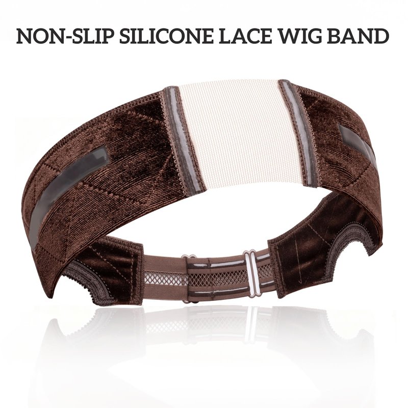 Cospack Wig Grip Band for Women: Non Slip Silicone Wig Grip Adjustable Secure Fi123456