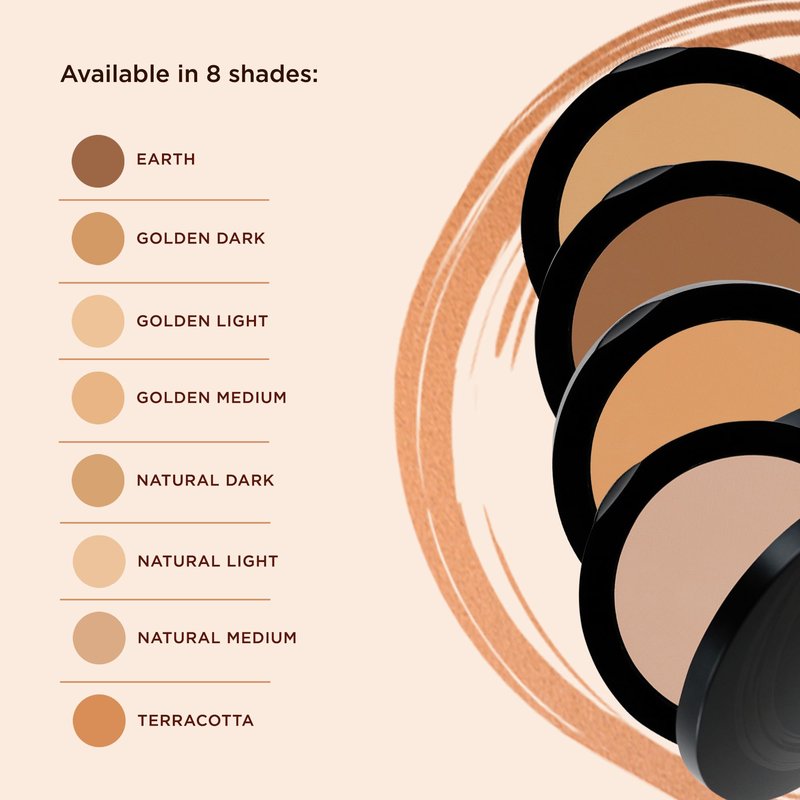 Osmosis Skincare Mineral Pressed Base Foundation, Natural Medium