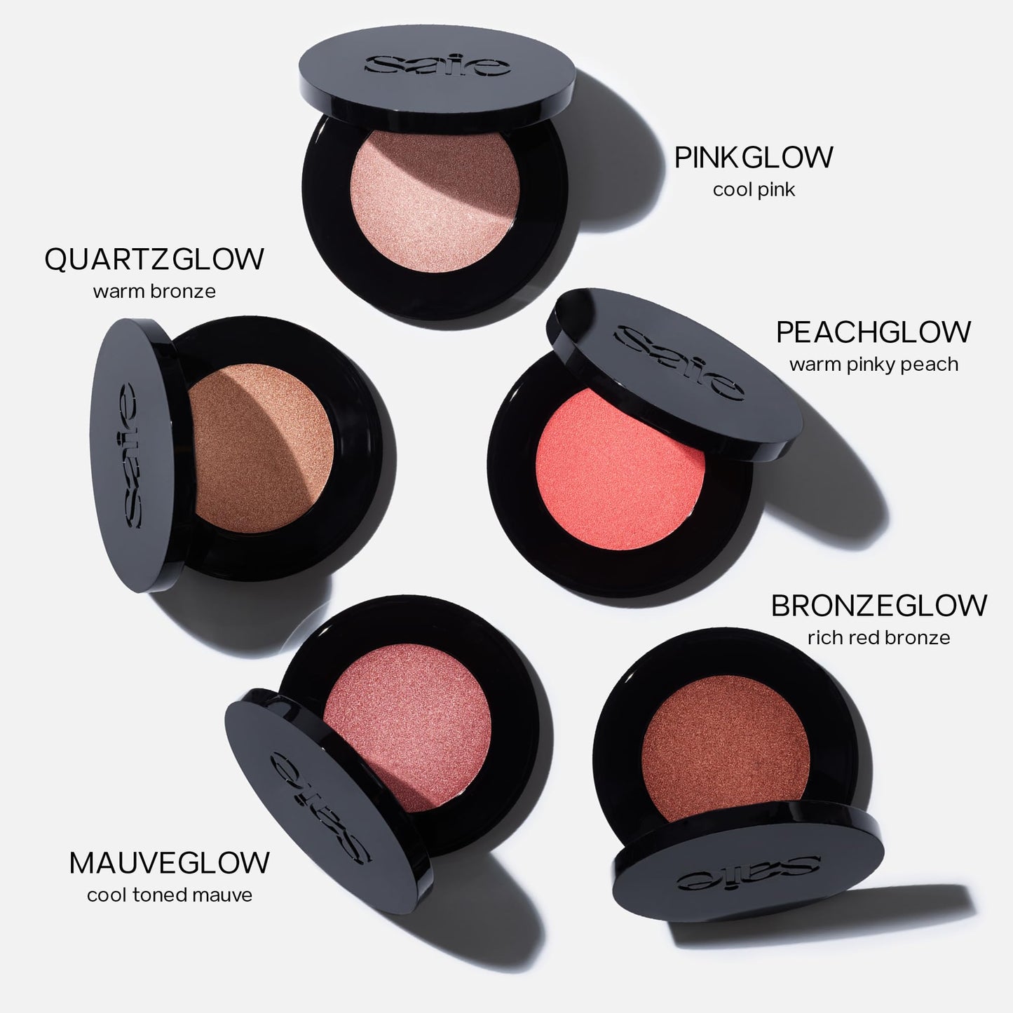 Saie Glow Sculpt Multi-Use Highlighter + Cream Blush Refill - Lightweight with Hyaluronic Acid + Micropearl for Radiant, Glowing Skin - Mauveglow (.02 oz)