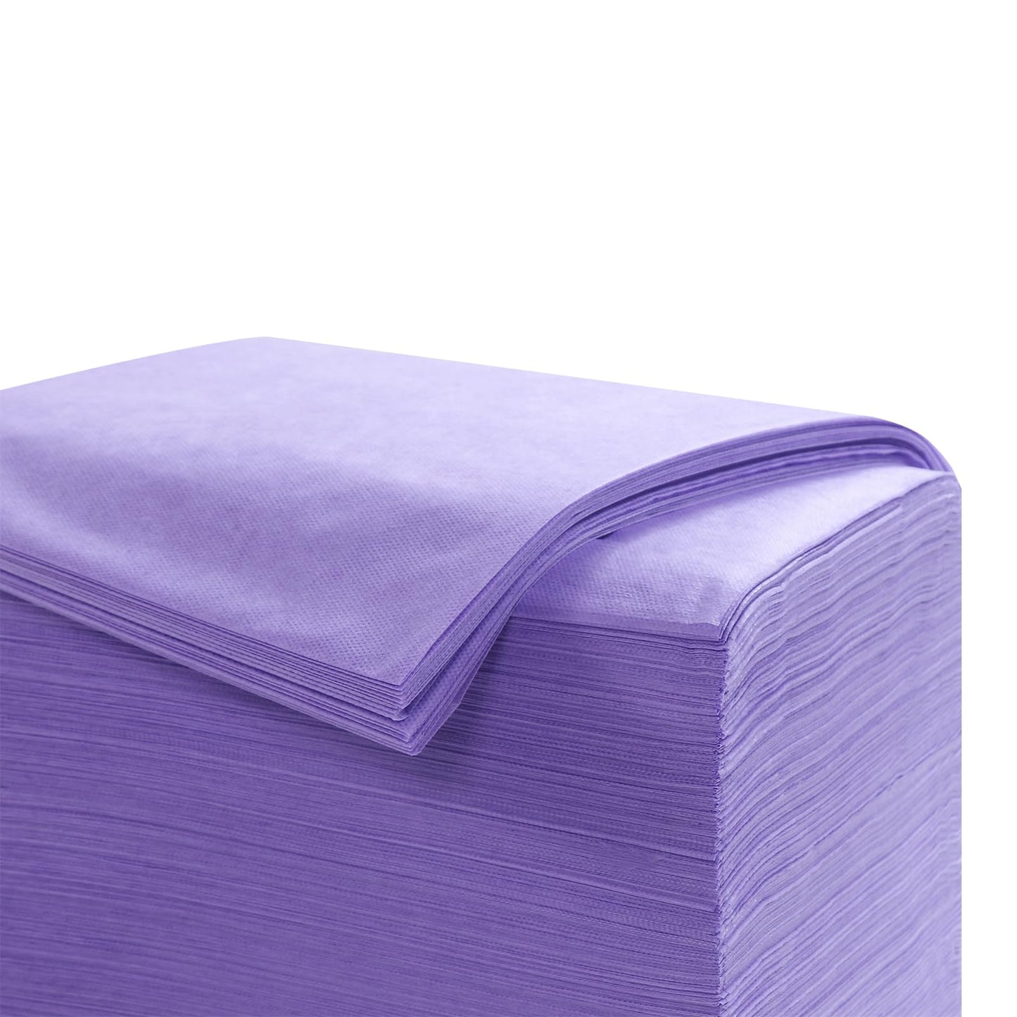 100Pcs Massage Table Sheets, 31''x71'' Waterproof Disposable Bed Sheets, Non-Woven Fabric Massage Table Cover, Breathable Protector Bed Cover for Massage Therapy Tattoo Beauty Salon (Purple)