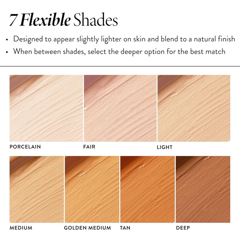 Ideal Fix Under Eye Concealer for Mature Skin - Full Coverage, Anti-Aging | 1 Porcelain - Hydrating & Crease-Free
