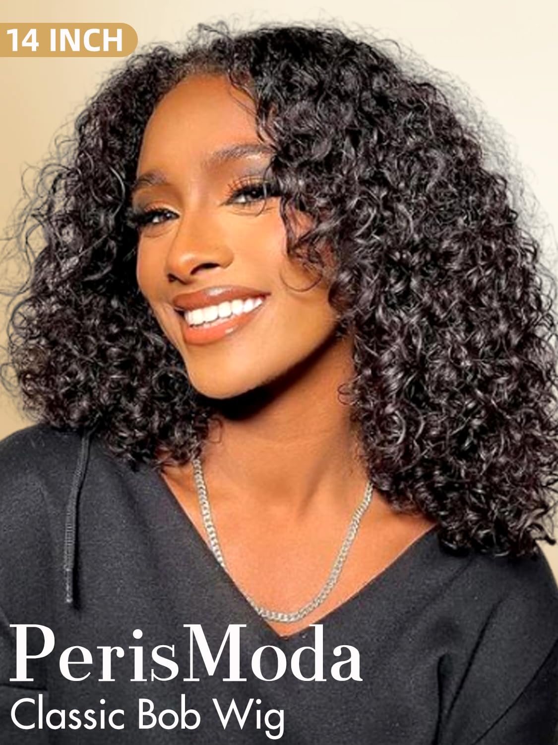 PERISMODA 10 Inch Short Bob Wig Human Hair 5x5 HD Lace Closure Curly Bob Wigs Human Hair Pre Bleached Knots 250% Density Short Curly Bob Wig 12A Virgin Human Hair for Black Women