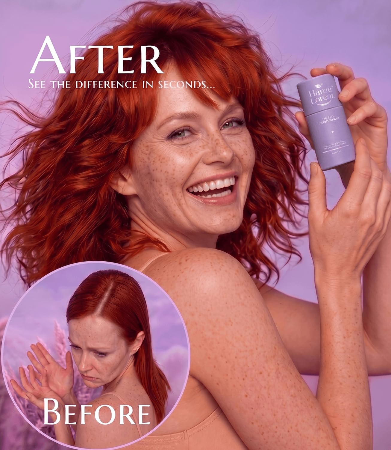 Texture Powder Hair Women - Volumizing Root Lift Styling Dust Unscented