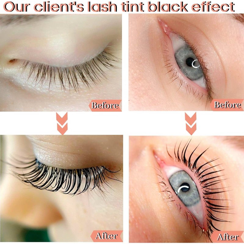Eyelash Perm Eyebrow Lamination 2 in 1 Kit Easy DIY at Home 5 Minutes Curl Lift Long-Lasting a Month Professional Tool Make Lash and Brow More Volume 6 Weeks (2 1-Lash kit), Black