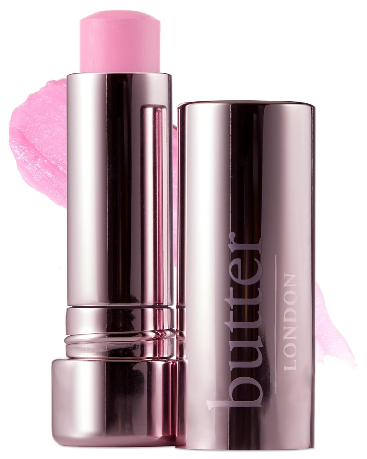 Butter LONDON Lippy Hydrating Lip Balm - Pink Champagne | Lightweight Plant-Based Moisturizer for Soft, Nourished Lips