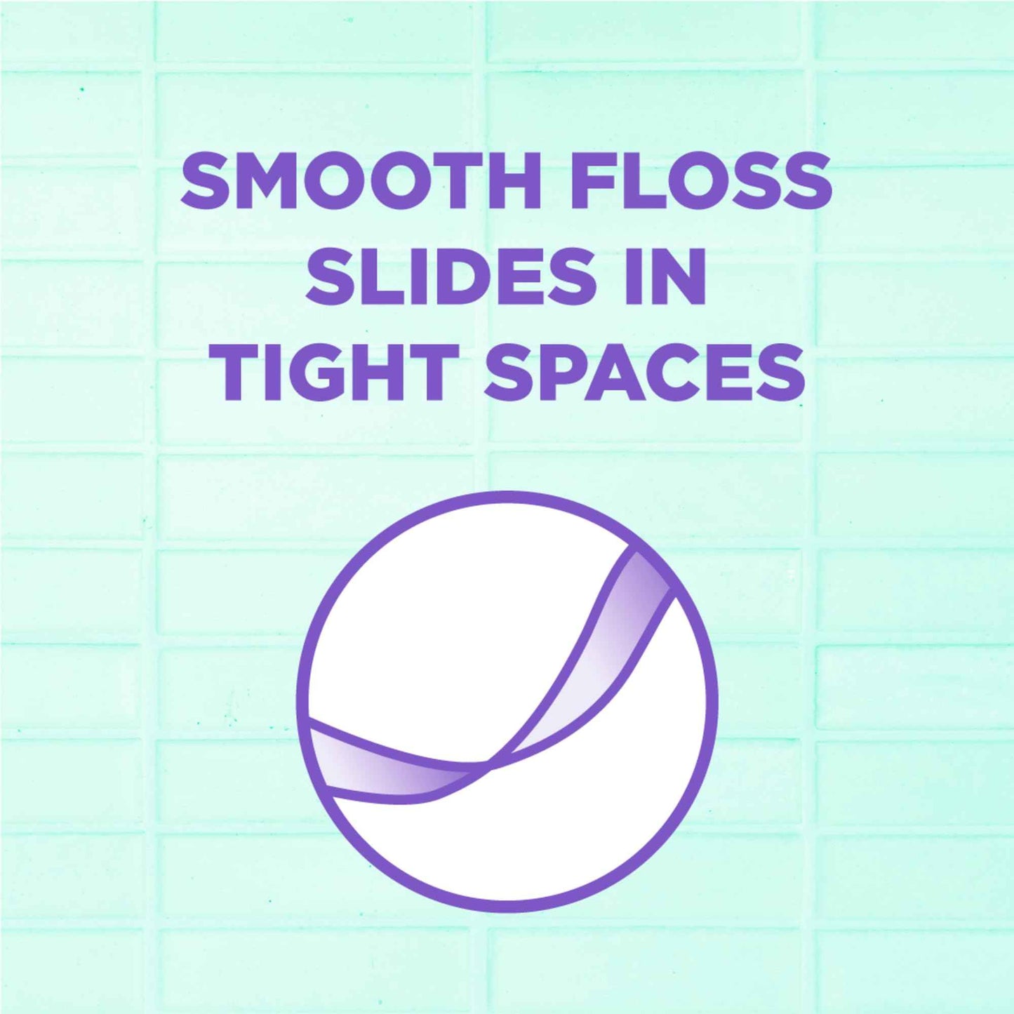 GUM Comfort Slide Floss Picks - Perfect for Tight Teeth - Extra Strong Shred-Resistant Dental Floss, Easy Grip Handle - Dental Flossers for Adults - Fresh Mint Flavor,90 Count (Pack of 6)