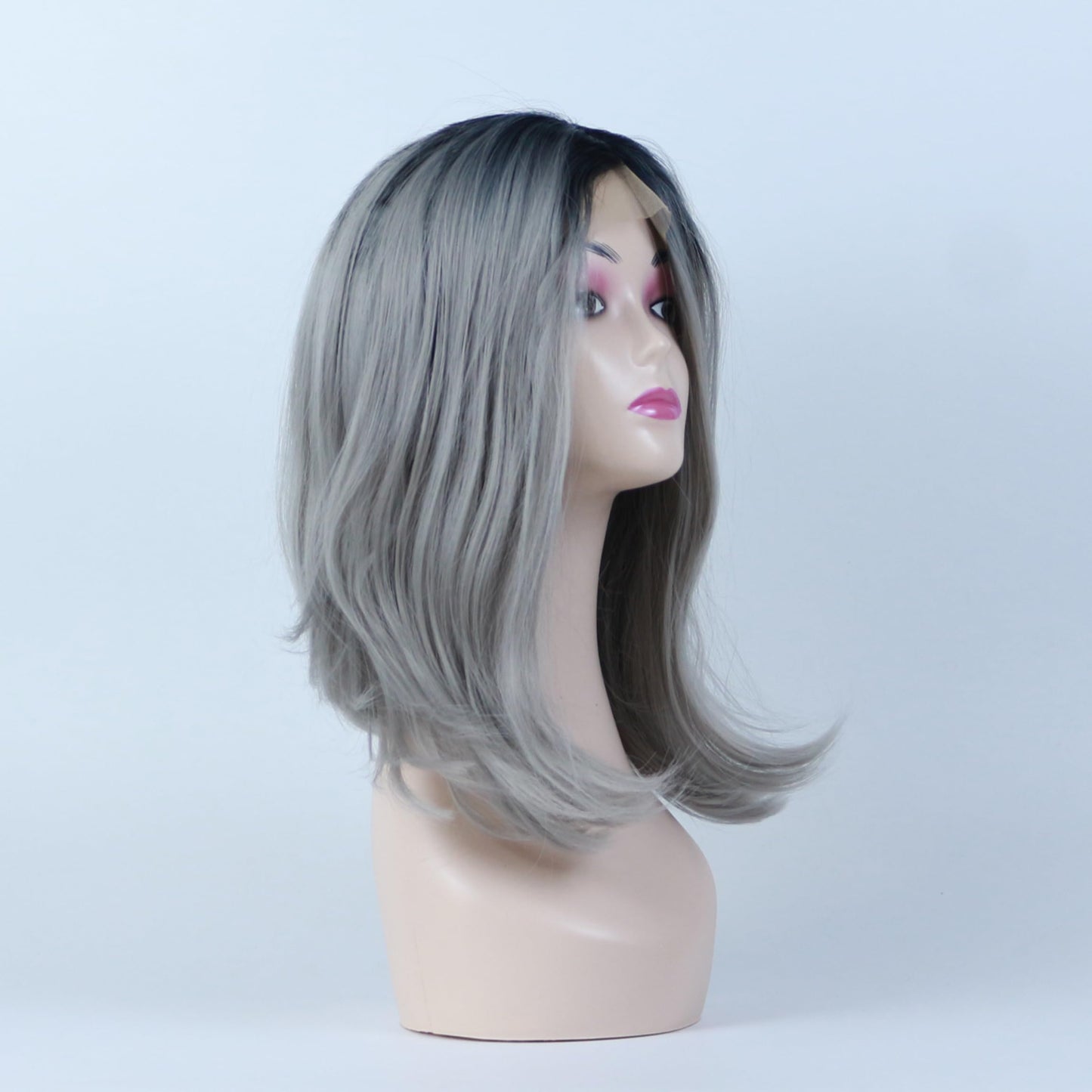 KimRuima Stylish Mannequin Head Wig Stand for Wigs Training Display JRM008 (Beige)