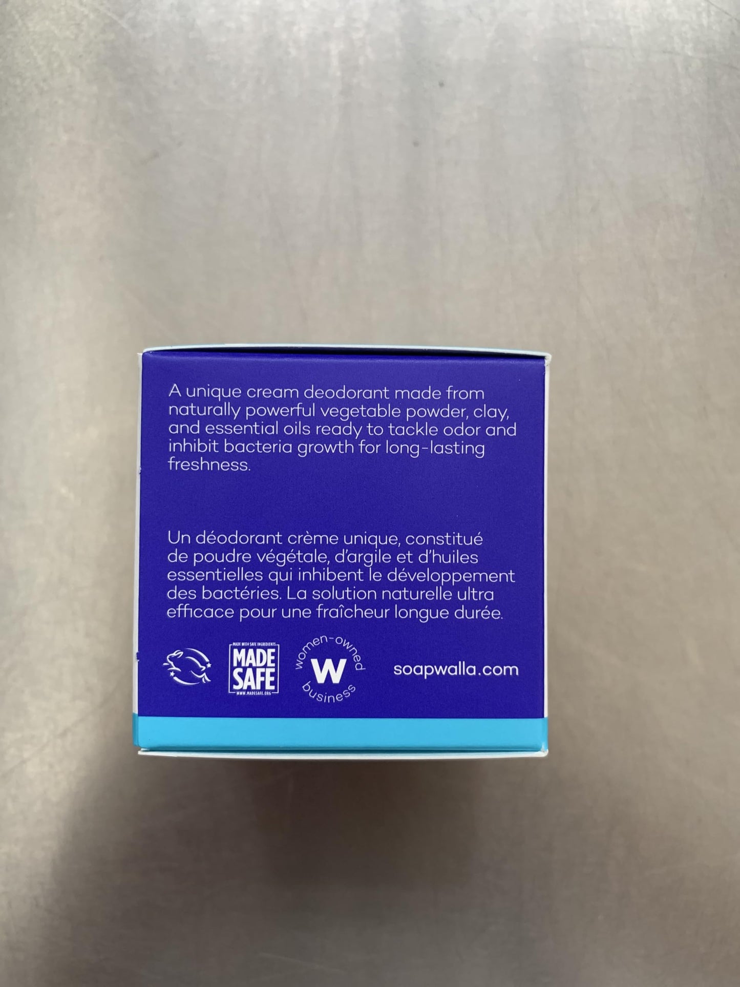 Soapwalla - Natural Citrus Aluminum-Free Deodorant Cream | Vegan, Cruelty-Free, Clean Skincare (Full Size, 2 oz | 57 g)