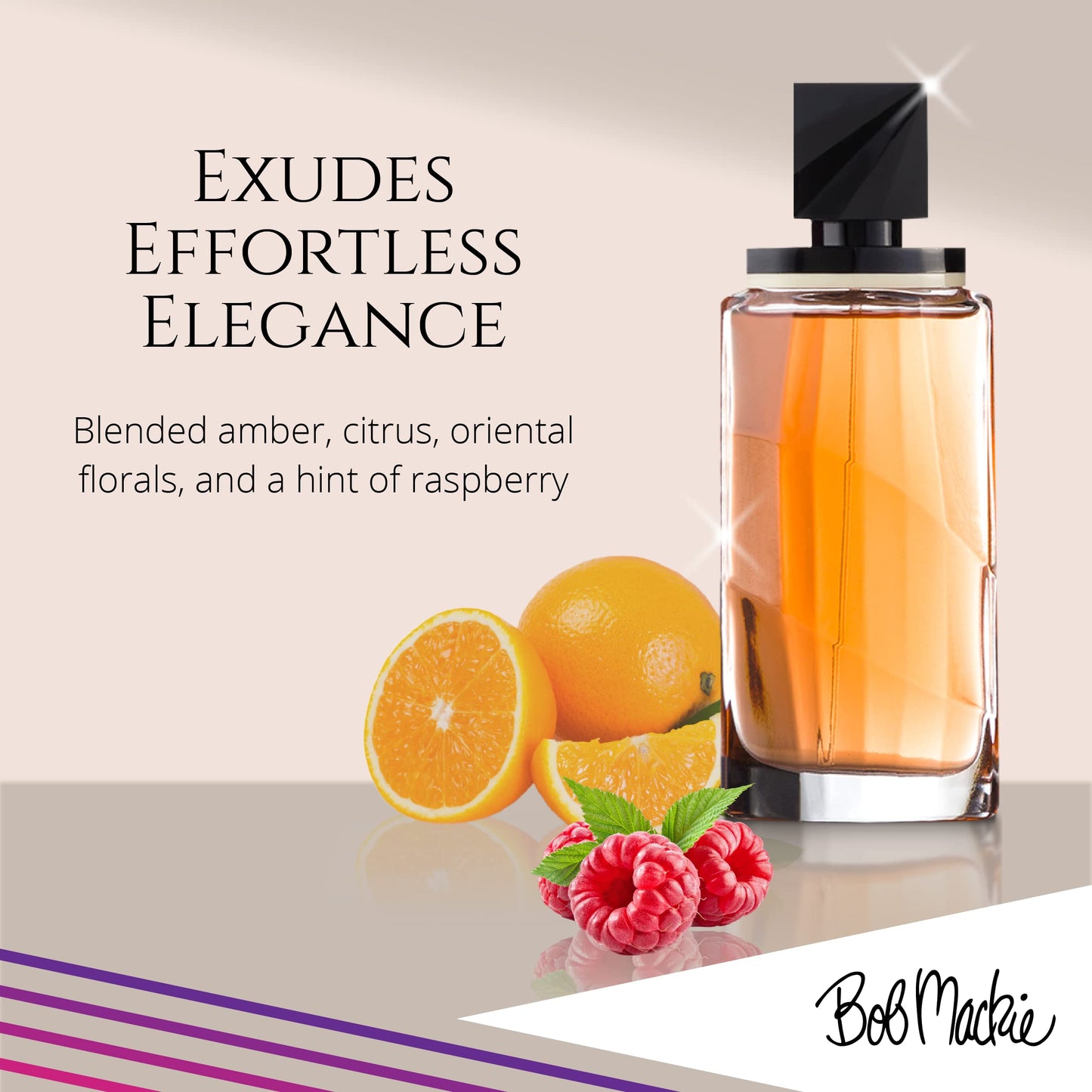 Bob Mackie, Designer Feminine Fragrance, Eau de Toilette Spray 3.4 oz