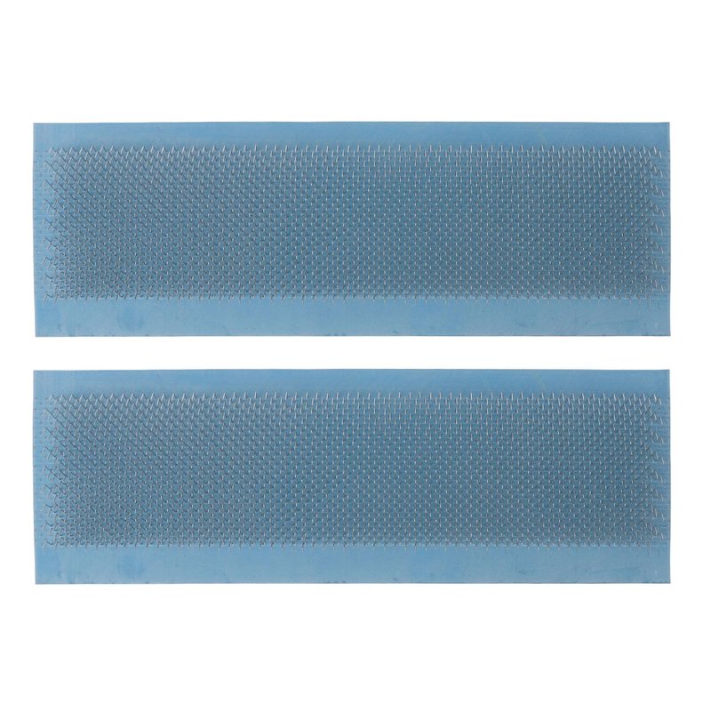 2pcs Hair Holder Dragging Mat, Stainless Steel Hair Extensions Drawing Card, Dragging Splint Tool10.6 X 3.5in