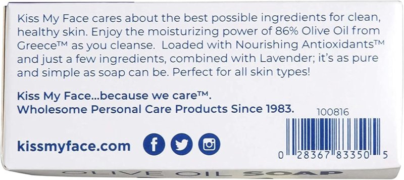 Olive Oil & Lavender Bar Soap - Moisturizing 8 oz | Pack of 5