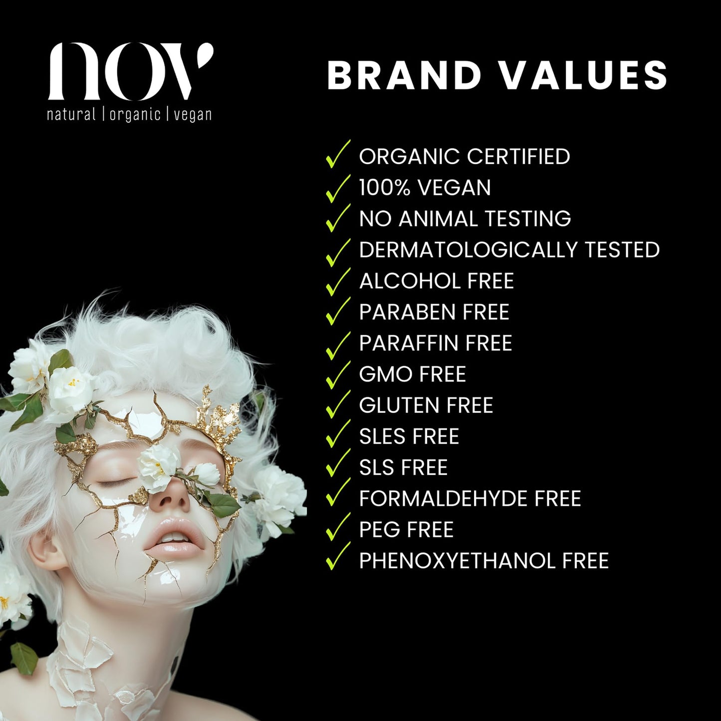 NOV Slow Aging Replenishing Night Cream - Face Moisturizer with Rose Hip Oil - Moisturizer Face Cream to Reduce Fine Lines and Aging Spots - 1.69 oz