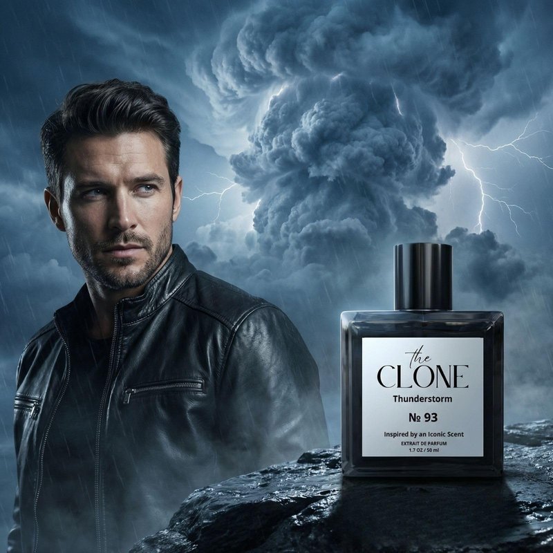 Clone, Thunderstorm No. 93 - Inspired by Aventus Perfume For Men, Extrait de Parfum, Luxury Fragrance Perfume Spray, 1.7 Fl Oz (50ml)