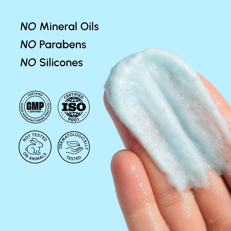 MAREE Face Exfoliator – Microdermabrasion Facial Scrub & Exfoliating Face Wash for Women – Collagen & Glycolic Acid – Gentle Scrub and Exfoliant – Men Exfoliating Scrubber – Exfoliante Facial Cleanser