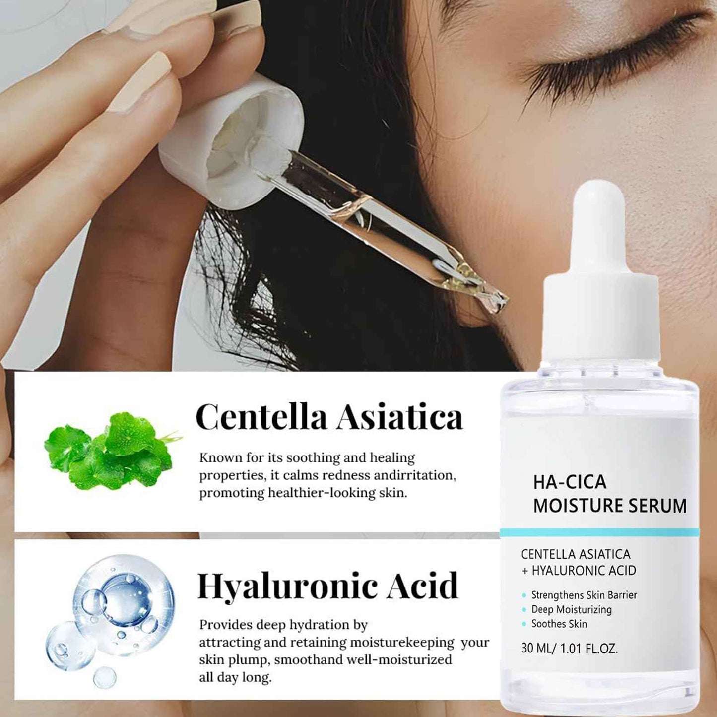 2PCS Peptide Propolis & CICA Hyal Hydrating For Women & Girls, Peptide Propolis Renewal Serum Hydration & Wrinkle Renewal (2PCS Serum)