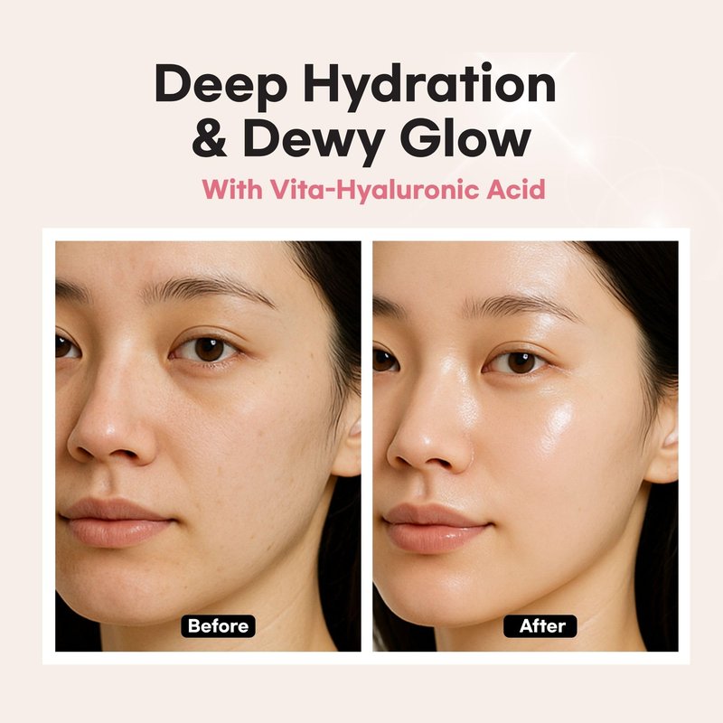 Aurtier Intensive Hydro Radiance Serum, Dewy & Deep Hydration, Glow Glass Skin, Anti-aging care with Niacinamide, Vitamin C, Collagen, Korean Skin care 1.69 fl oz