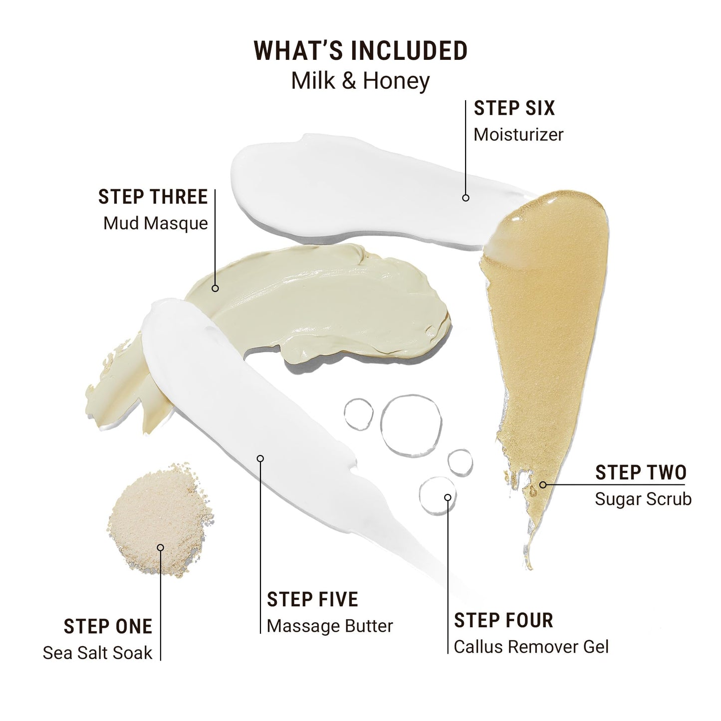 VOESH Pedi in a Box Ultimate 6 Step, Milk and Honey, Spa Pedicure, DIY Pedi, Home Pedicure Kit, Pedi in a Box, Pedicure, Foot Care, Pedi Products, Spa Care, Foot Spa