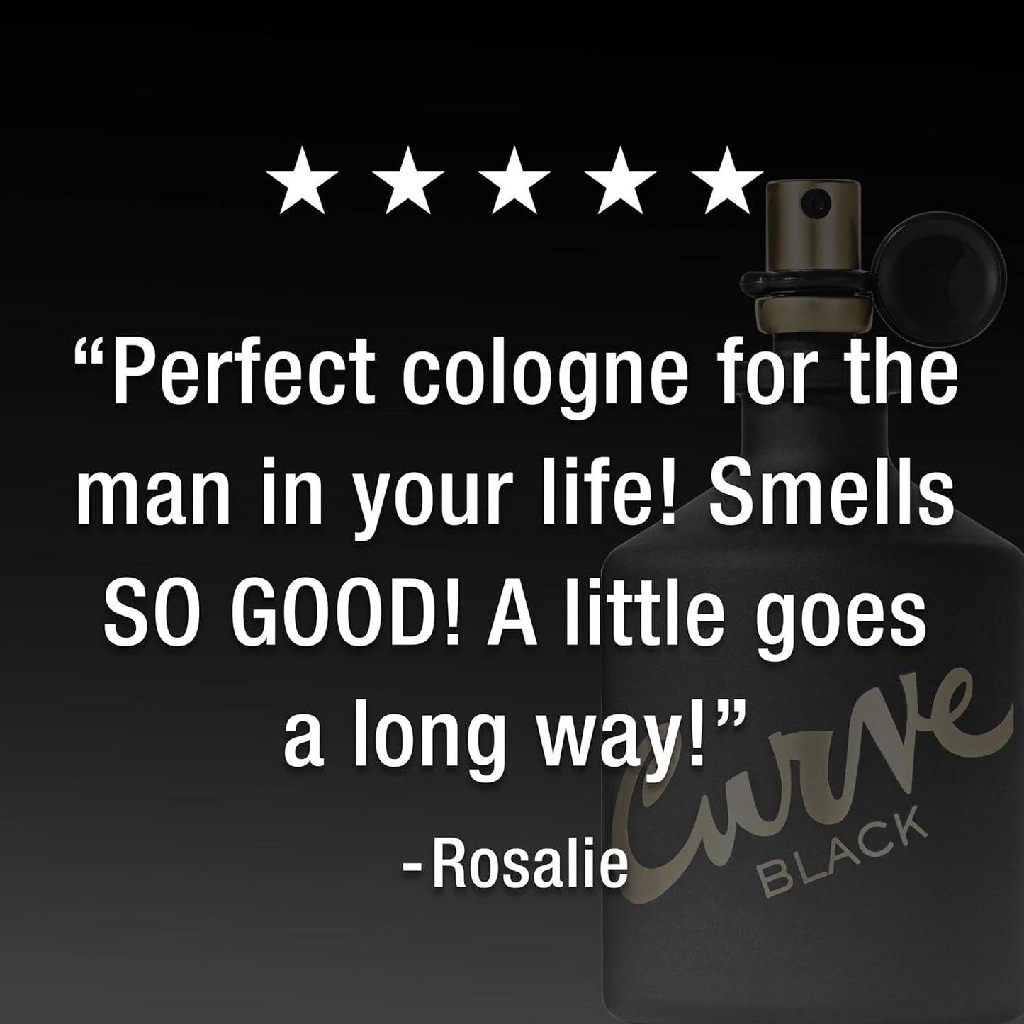 Curve Black Men's Cologne Spray - Casual Day & Night Fragrance, 4.2 Fl Oz
