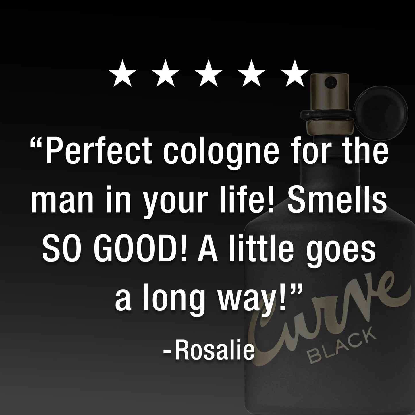 Curve Black Men's Cologne Fragrance Spray, Casual Day or Night Scent, 4.2 fl oz