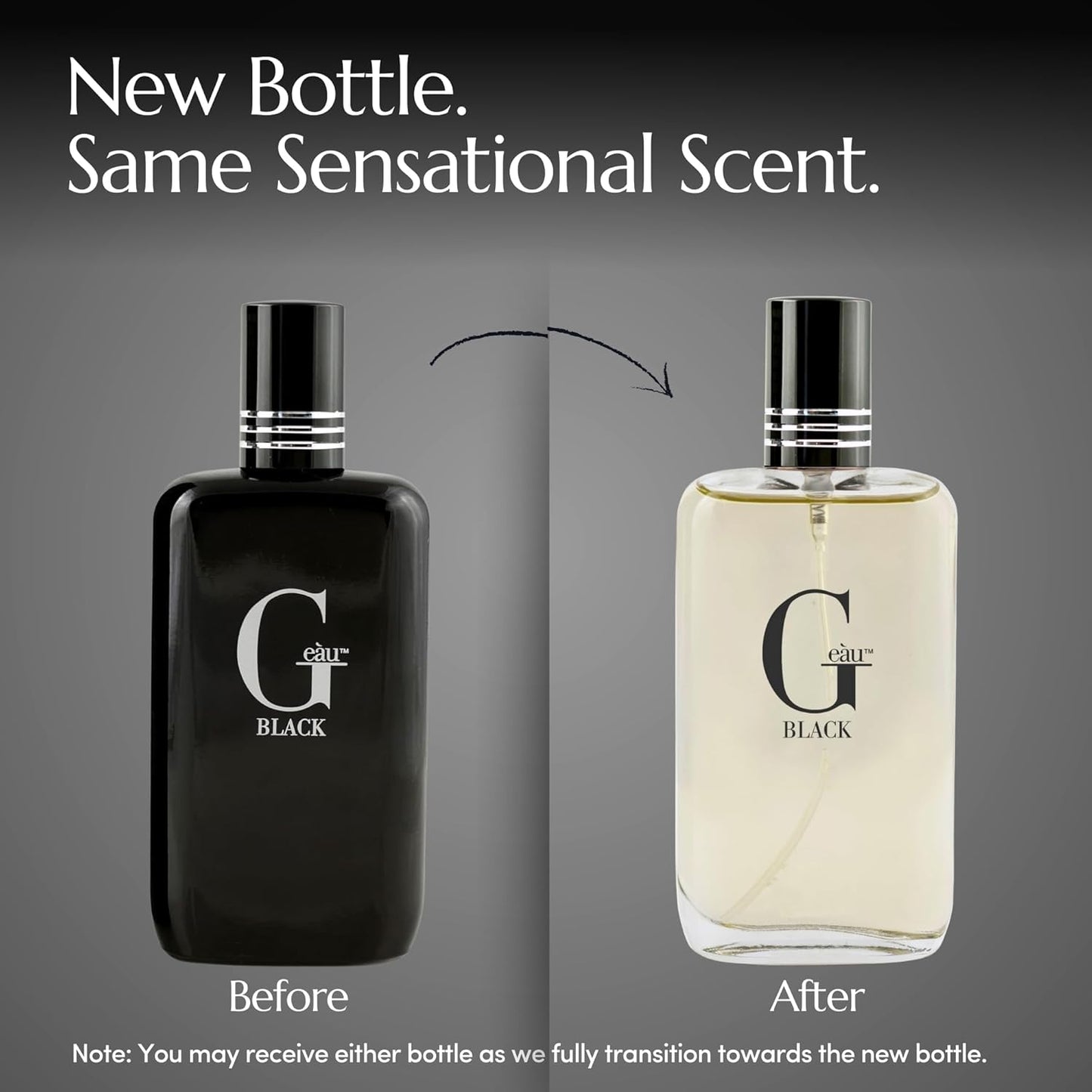 Black Eau De Toilette Spray for Men - 100 mL Long-Lasting Fresh Aquatic & Spicy Fragrance with Sandalwood & Patchouli