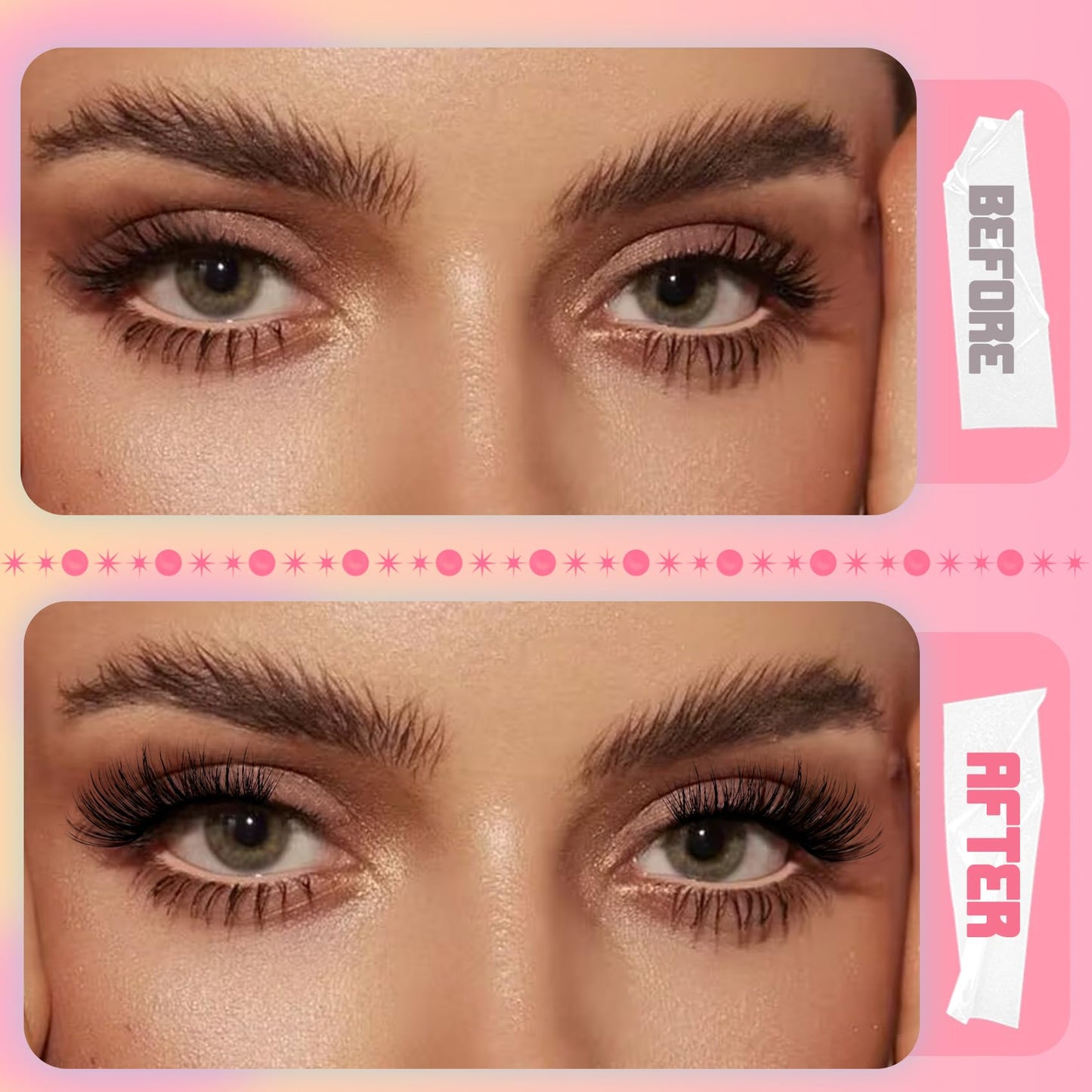 Ahrikiss Half Lashes Natural Look Wispy Cat Eye Lashes (TB02)