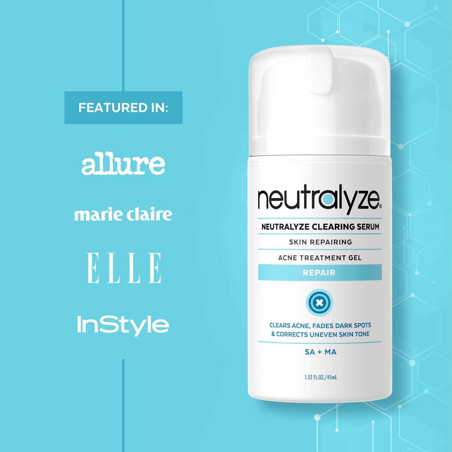 Neutralyze Moderate to Severe Acne Serum with 2% Mandelic Acid & 2% Salicylic Acid - Acne Scar & Spot Treatment for Face & Body (90 Day)