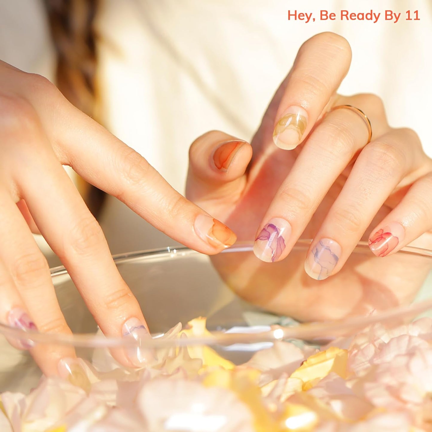Semi Cured Gel Nail Strips Bundle - Easy Application & Quick Removal | 2 Pack Set