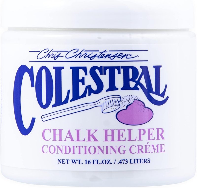 Chris Christensen Colestral Chalk Helper - Professional Conditioning Crème for Dogs, Restores Moisture | 16 oz Jar