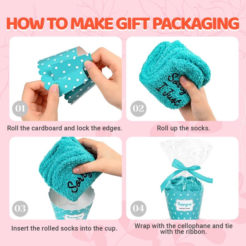 HAPPYPOP Mom to Be Gifts - Pregnancy Socks for Expecting Mothers on Valentine's and Mother's Day, Labor and Delivery Socks