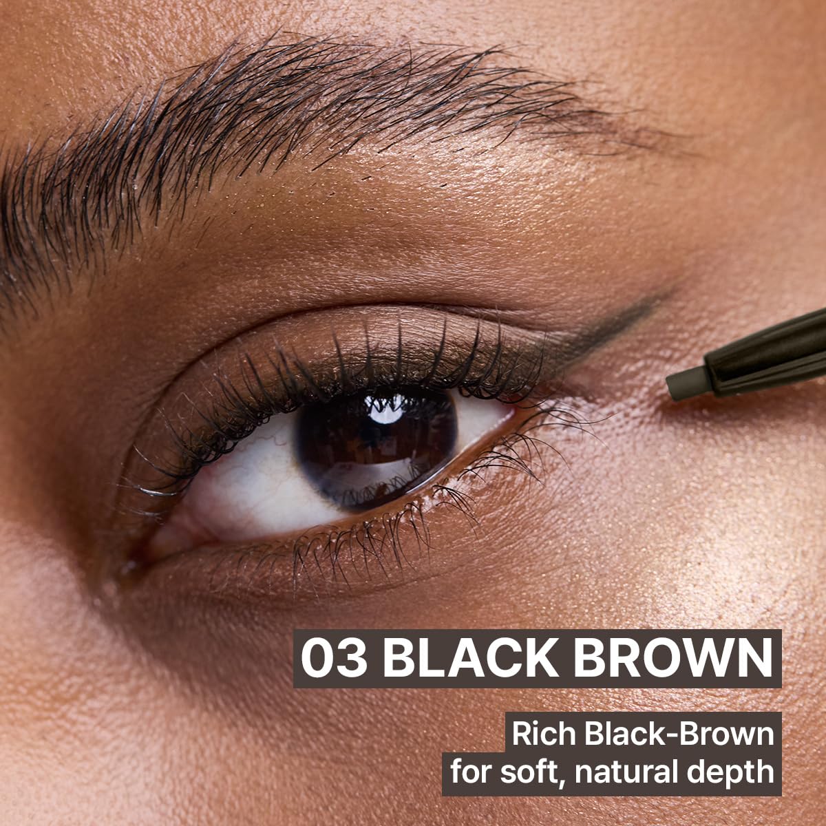 CLIO Sharp So Simple Waterproof Pencil Liner, 2mm Ultra-Slim Thin Precision Tip, Tug Free Glide, Smudge Proof Long Wear Formula, Safe for Sensitive Eyes, Easy Control For Daily Makeup(003 Black Brown)