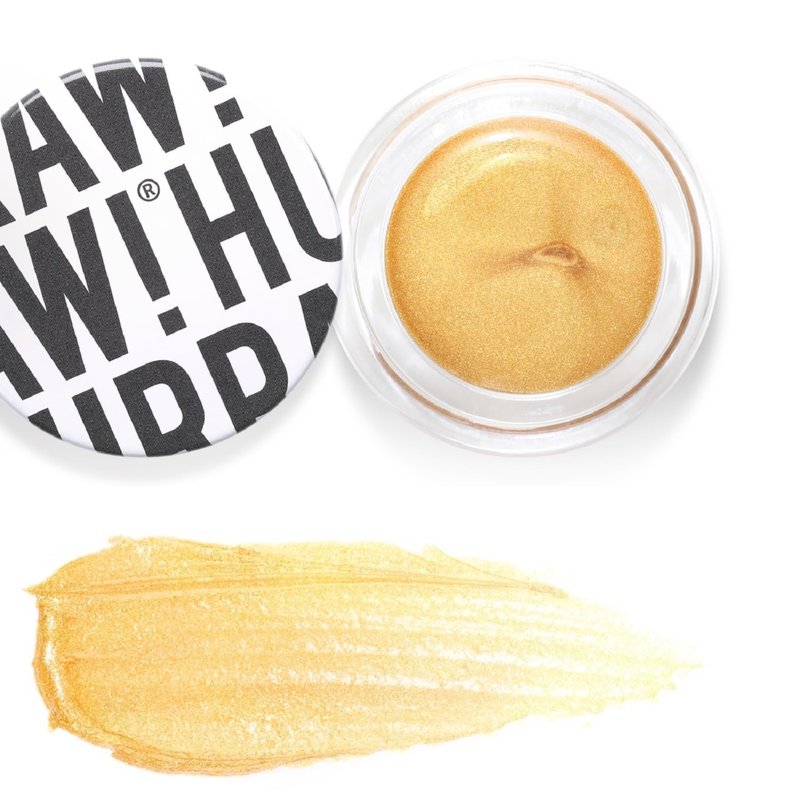 Hurraw! Gold Aura Balm: Coconut-based Highlighter, Shimmer, Illuminator & Luminizer. Healthy Beauty with Synthetic Mica. Certified Vegan & Cruelty Free. Organic, Non-GMO & Natural. Made in USA