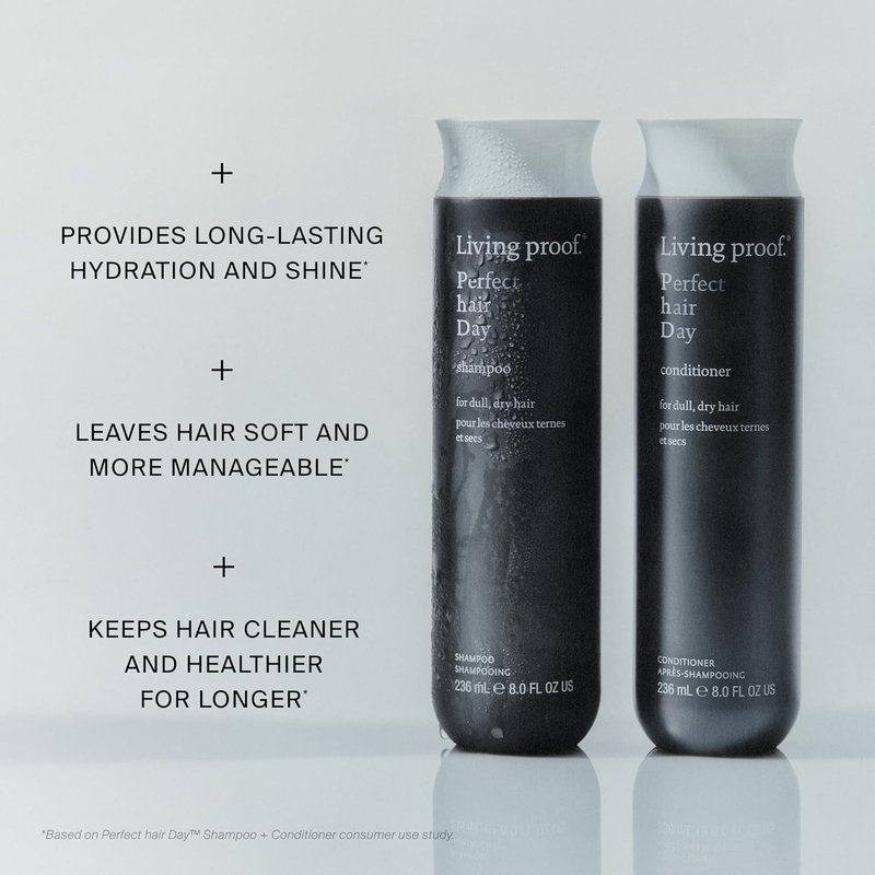 Living Proof Perfect Hair Day Conditioner - Hydrating Formula for Shine & Softness | Lightweight, Silicone-Free, Uplifting Scent